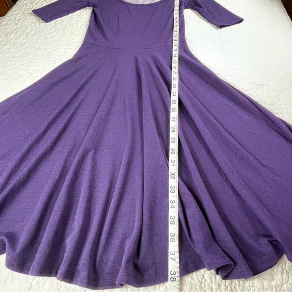 🔥NWT Lularoe Nicole Fit Purple Flare Skirt Stretch Women’s Size XS - Picture 14 of 14